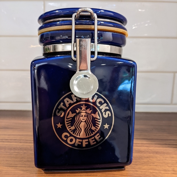 Starbucks Beehouse Colbalt Blue Canister - Picture 9 of 12